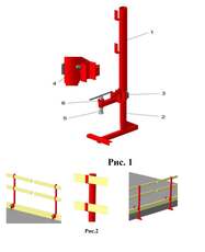 стойка перил ограждения