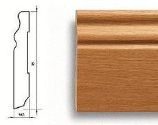 Плинтус шпонированный Педрос, Таркетт, 60, 80, 100мм, масси