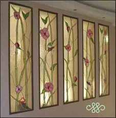 Стеклянные элементы и предметы интерьера