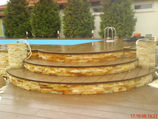 укладка песчаника