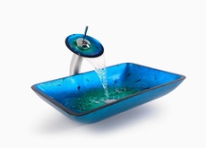 Умывальники из стекла KRAUS