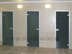 Стеклянные двери