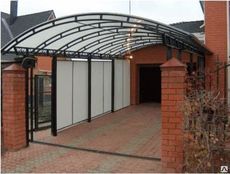 Навес из поликарбоната