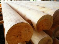 оцилиндрованное бревно (сруб)