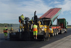 строительство дорог, асфальтирование, Укладка тротуарной пли