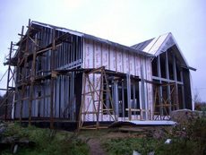 Быстровозводимые здания, мансарды, надстройки на основе оцин