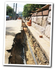 Прокладка инженерных коммуникаций в Днепропетровске