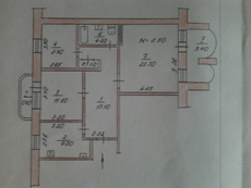 Меняем 3-х комн.квартиру на 2-х комн. по ул. Жовтнева (Центр