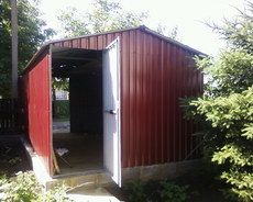 Гараж нержавеющий, надёжный, сборной