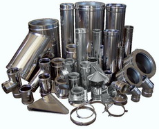 Дымоходы из нержавеющей стали для котлов, печей. Стальные д