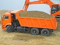 Доставка щебня, песка, отсева, перевозка строительных матери