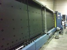 Стеклопакетная линия Lisec 1600 Х 2500 с газовым прессом