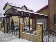 Навесы, автонавесы, навесы из поликарбоната, навесы для балк