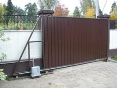 Секционные ворота, распашные ворота, откатные ворота