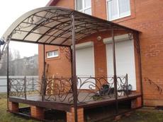 Козырьки, навесы, перила, ограждения, решетки, заборы, ворот