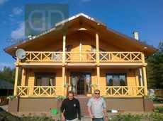 строительство деревянных домов, коттеджей, бань, саун, из кл