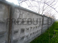 Плиты заборные железобетонные б/у