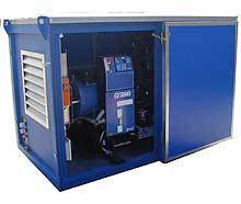 Дизельгенератори з автоматикою в шумозахисних всепогодних ка