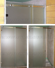 Раздвижные душевые перегородки, двери