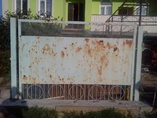 Забор металлич. б/у