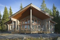 Деревянный дом.