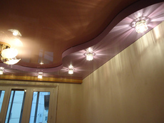 Матовые, глянцевые и сатиновые натяжные потолки шириной до 5