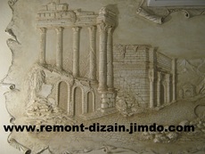 Барельеф в интерьере ручной работы