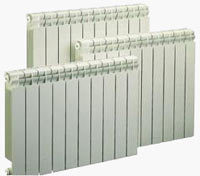 Радиаторы алюминиевые и биметалические.