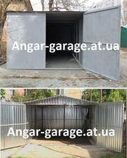 Металлический гараж сборно-разборной