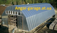 Ангары полигональные, прямостенные, миниангары