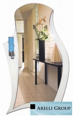 Зеркала с пескоструйным рисунком на заказ, доставка Киев, фо