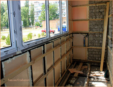 Утепление балконов