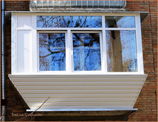 Наружная обшивка балкона сайдингом