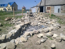 Валуны речной окатыш