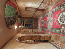 Декоративная драпировка стен тканью Киев, Обтяжка стен