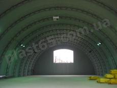 Арочные каркасные ангары под ключ в Украине, проектирование,