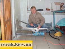 Подготовка квартир к ремонту, резка алмазным инструментом, с