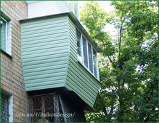 Вынос балкона по подоконнику