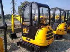 Мини экскаватор, услуги по планированию, рытье траншей