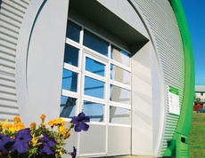 Ворота панорамные