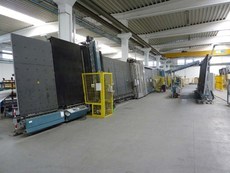 Стеклопакетная линия Lisec 2500Х3500 с газ прессом и роботом