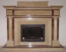 Камин из мрамора