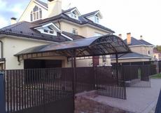 Навесы и козырьки с поликарбоната