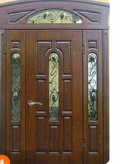 Броньовані двері під розмір від виробника+скло+ковка