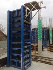 Опалубка колонн (рамная опалубка, балочно-ригельная ).