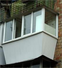 Ремонт балкона в гостинке