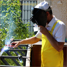 Сварка выноса по подоконнику