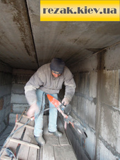 Демонтаж стен, резка проемов, сверление отверстий