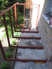 Выносной балкон на уровне пола