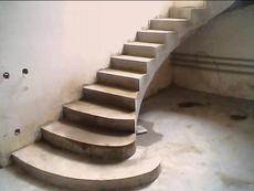 Изготовление бетонных лестниц